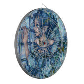 コリトリの少女のサファイアの冬の眺め ダーツボード (正面左)