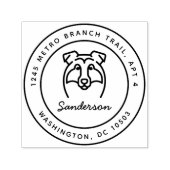 コリドッグ差出人住所スタンプ自己インキング セルフインキングスタンプ (デザイン)