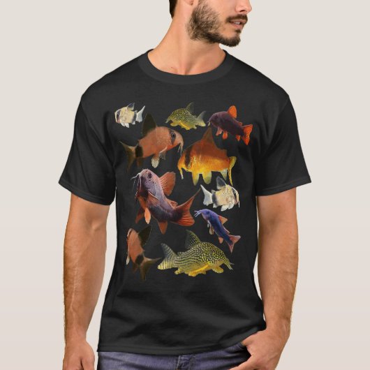 コリドラスコラージュ Tシャツ (正面)