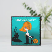 コリナハロウィーンコスチュームパーティの招待状 招待状 (スタンド正面)