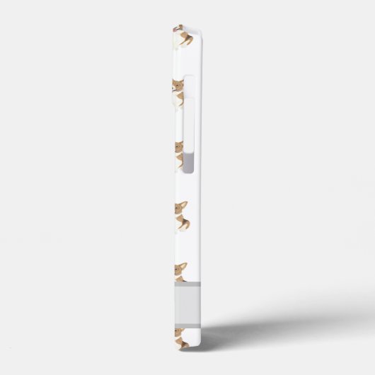 コリパーソナライズされた赤と白ギ犬 Case-Mate iPhoneケース (裏面 / 左)