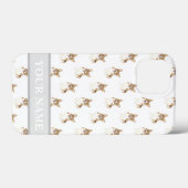 コリパーソナライズされた赤と白ギ犬 Case-Mate iPhoneケース (裏面 (横))