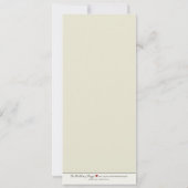 コリブリ　保存日付のお知らせ（水色） セーブザデート (裏面)