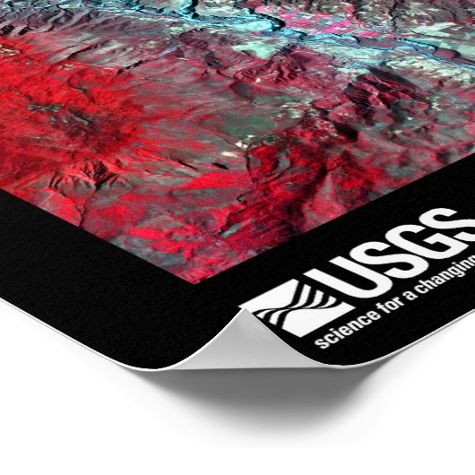 コリマ火山メキシコ ポスター (角)