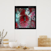 コリマ火山メキシコ ポスター (キッチン)