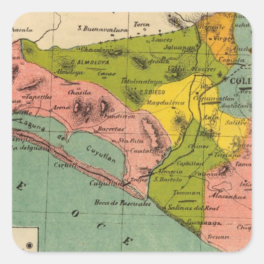 コリマ、メキシコ2 スクエアシール (正面)