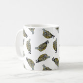 コリンウズラのトスのマグ コーヒーマグカップ (正面左)