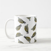 コリンウズラのトスのマグ コーヒーマグカップ (左)