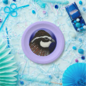 コリンウズラのヘッド円 ペーパープレート (パーティー)