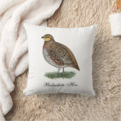 コリンウズラの雌鶏 クッション (ブランケット)