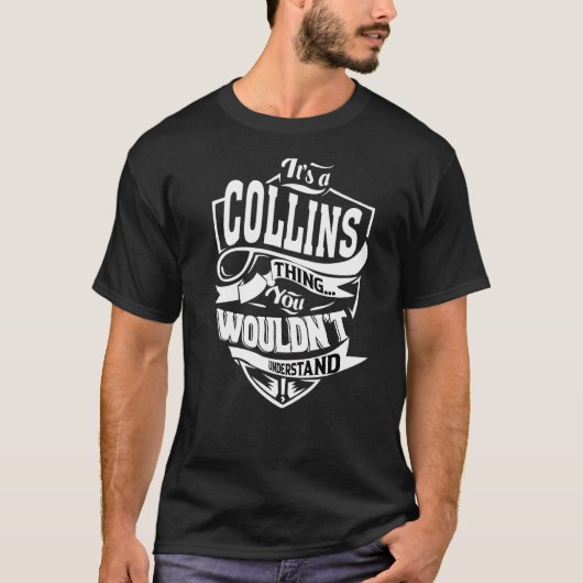 コリンズの奴だ Tシャツ (正面)