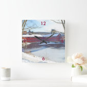 コリンズカンパニーウォールクロック スクエア壁時計 (ホーム)