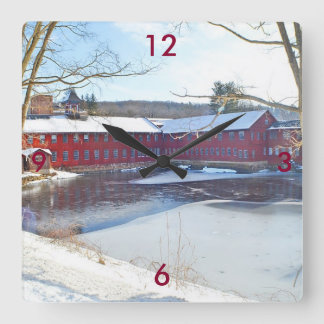 コリンズカンパニーウォールクロック スクエア壁時計