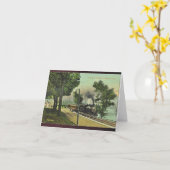 コリンズビルトレインデポNotecard カード (黄色い花)