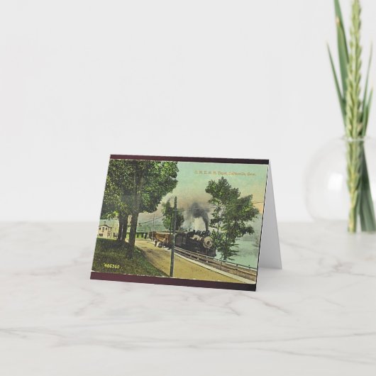 コリンズビルトレインデポNotecard カード (正面)