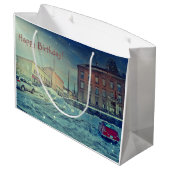 コリンズビル誕生日 ラージペーパーバッグ (裏面アングル)