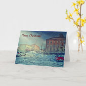 コリンズビル クリスマス カード (黄色い花)