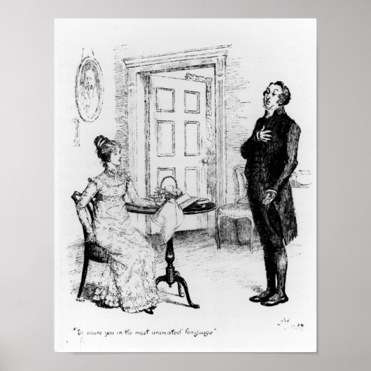 コリンズ氏とエリザベス ポスター (正面)