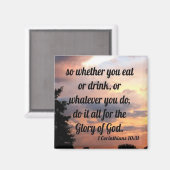 コリンチアン10:31 マグネット (正面/裏面)