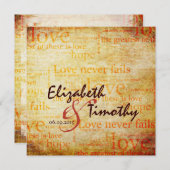 コリンチアン13結婚式招待状 招待状 (正面/裏面)