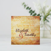 コリンチアン13結婚式招待状 招待状 (スタンド正面)