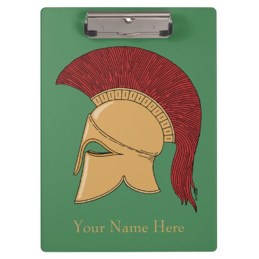 コリントのヘルメット クリップボード (正面)