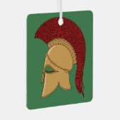 コリントのヘルメット メタルオーナメント (正面右)