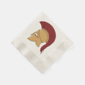 コリントのヘルメット 縁ありカクテルナプキン (角)