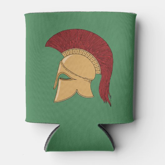 コリントのヘルメット 缶クーラー (正面)