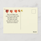 コリントの信徒への手紙1 15:57 神に感謝を! ポストカード (裏面)