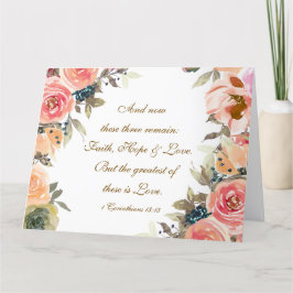 コリントの信徒への手紙13:13 信仰 希望 愛 聖書 大 カード