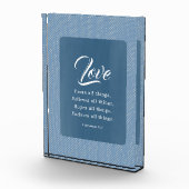 コリントの信徒への手紙13:7 愛はすべてのものを耐える フォトブロック (右)