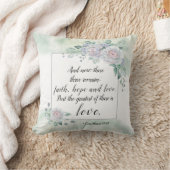 コリントの信徒への手紙1 13:13 信仰 希望 愛, 聖書の名言 クッション (ブランケット)