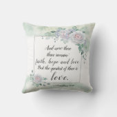 コリントの信徒への手紙1 13:13 信仰 希望 愛, 聖書の名言 クッション (裏面)