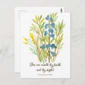 コリントの信徒への手紙Ⅱ 信仰によって歩む 聖書の祈りカード ポストカード (正面/裏面)