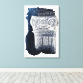 コリントの柱のスケッチ、博物館カルナバレ、パリ キャンバスプリント (インサイチュ (ウッドフロア))