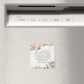 コリントの第一 13:4-8 愛は忍耐強い、愛は親切 マグネット (インサイチュ (食洗機))