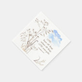 コリントの第一 13:7-8 愛は決して滅びません スタンダードカクテルナプキン (角)