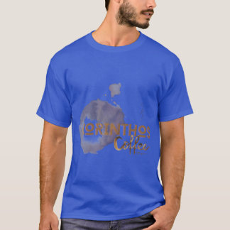 コリントス コーヒー 本物の家族経営 レディ Tシャツ