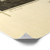 コリントニューヨーク1888アンティークパノラママップ ポスター (角)