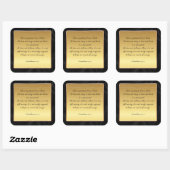 コリント人への手紙第13章4-5節 スクエアシール (シート)