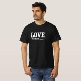 コリント人への第一の手紙 16:14 メンズTシャツ Tシャツ