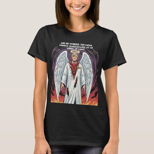コリント人への第二の手紙 11:14 Tシャツ (正面)