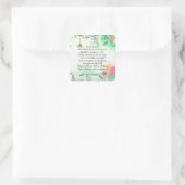 コリント人13: 4-7 スクエアシール (バッグ)