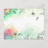 コリント人13: 4-7 ポストカード (裏面)