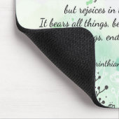 コリント人13: 4-7 マウスパッド (コーナー)