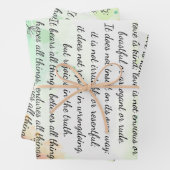 コリント人13: 4-7 ラッピングペーパーシート (インサイチュ)