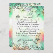 コリント人13: 4-7 招待状 (正面/裏面)