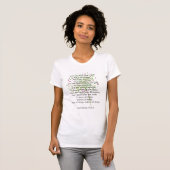 コリント人13: 4-7 Tシャツ (正面フル)