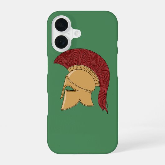 コリント式ヘルメット iPhone 16ケース (裏面)